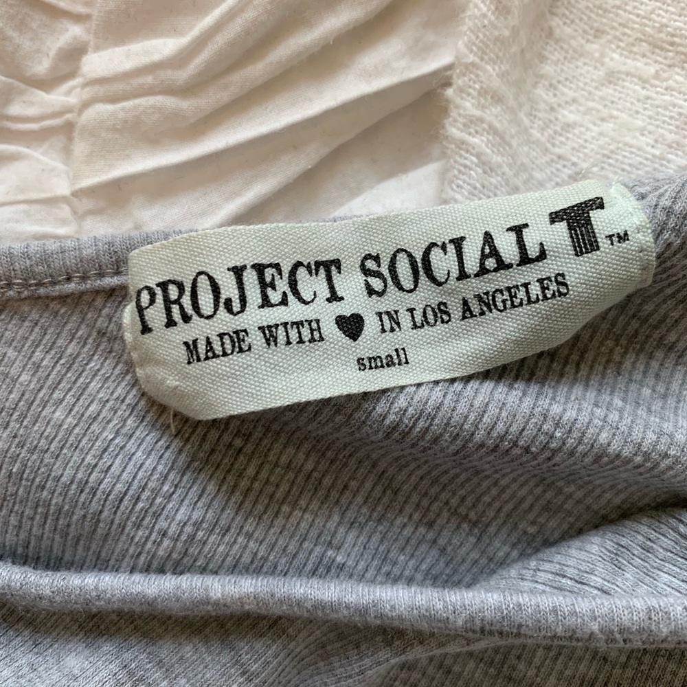 Project Social T Ribbed Low-Cut Tee - Picture 3 of 4